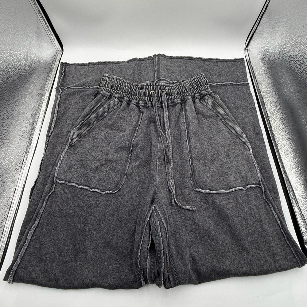 Anthropologie Daily Practice Wide-Leg Drawstring Pants - Picture 3 of 7
